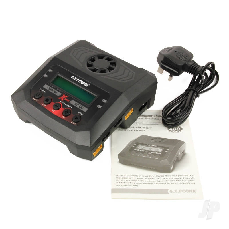 GT Power X4 Mini Charger 100W x4 AC/DC Charger (UK) GTP0169