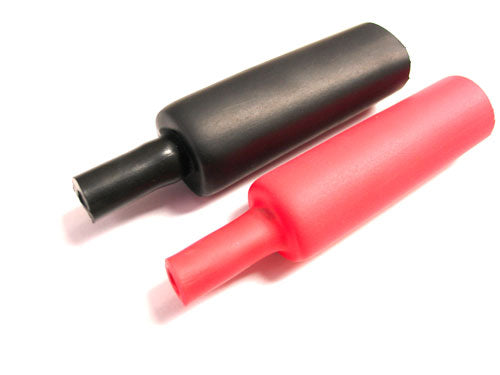 3mm Heat Shrink Tubing - Red 3 - 1 Ratio 100mm Long
