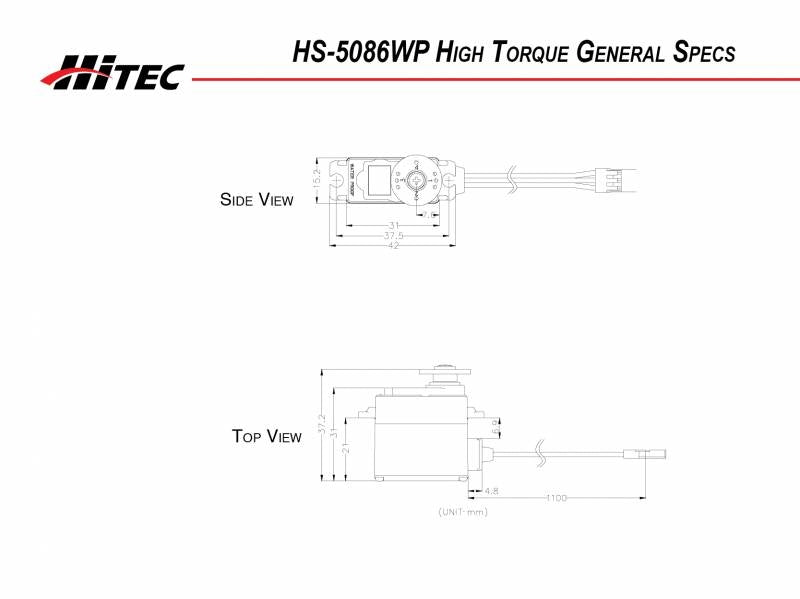 Hitec HS5086WP Waterproof Servo 2221970