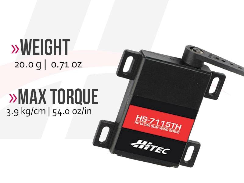 Hitec HS7115TH HV Ultra Slim Digital Wing Servo 8mm Thickness