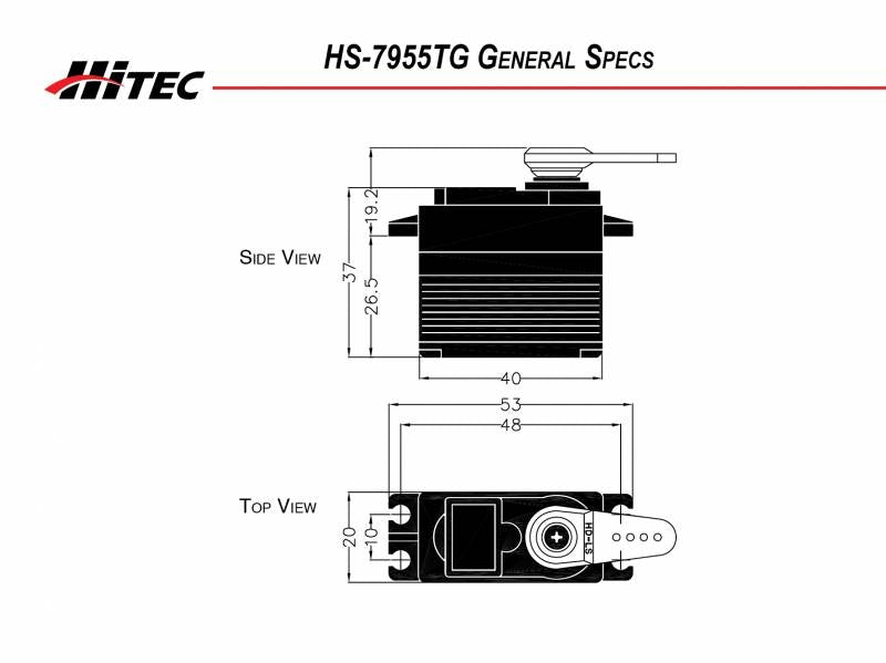 Hitec HS7955TG G2 Premium Super Torque Digital Servo