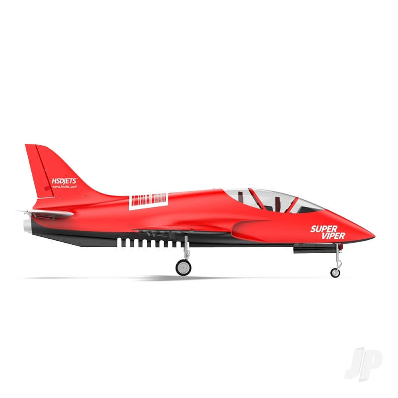 HSD Jets Super Viper 105mm EDF 12S Foam Jet, Red (PNP)