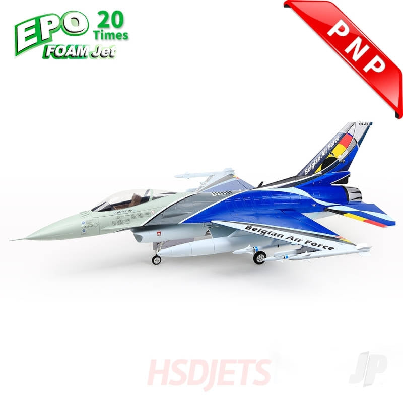 HSD Jets HSD Jets F-16 6kg Turbine Foam Jet, Belgian (PNP, no turbine)