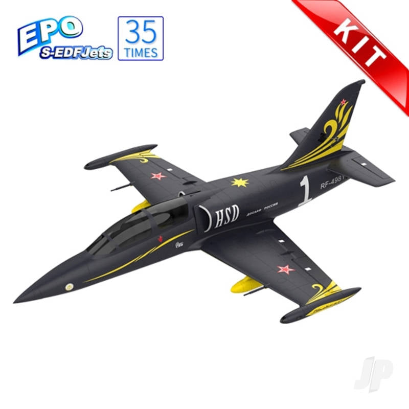 HSD Jets L-39 120mm EDF Foam Jet, Black Gold (Kit)