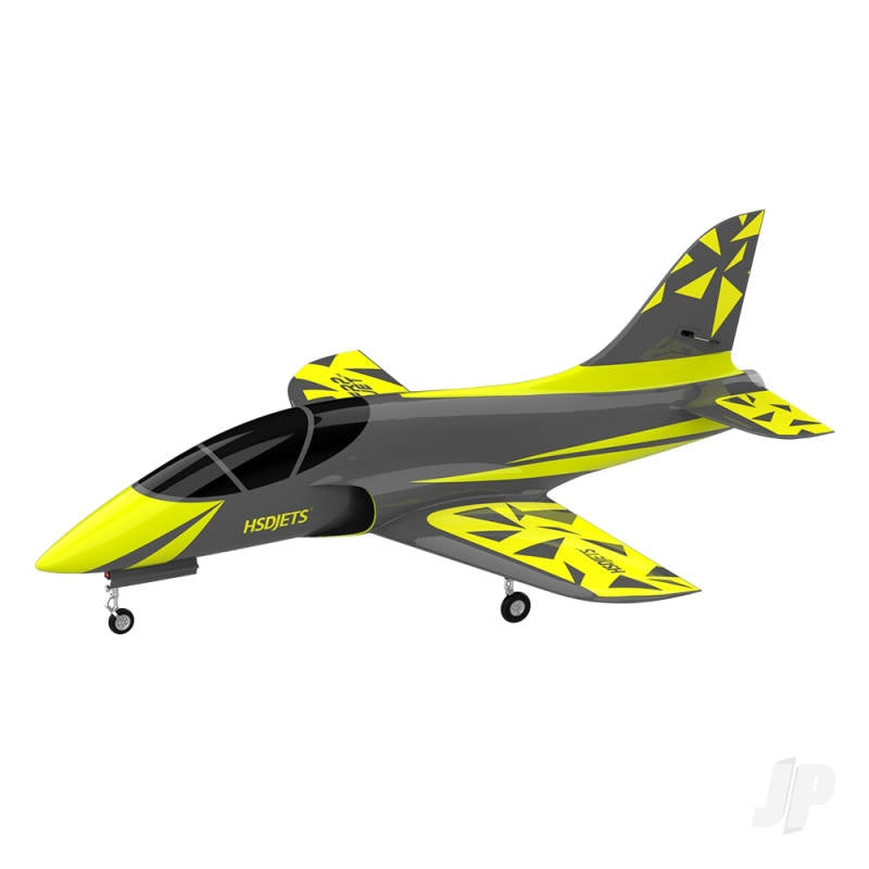 HSD Jets Super Viper 120mm EDF 12S Composite Jet, Yellow / Grey, 1800mm (PNP)