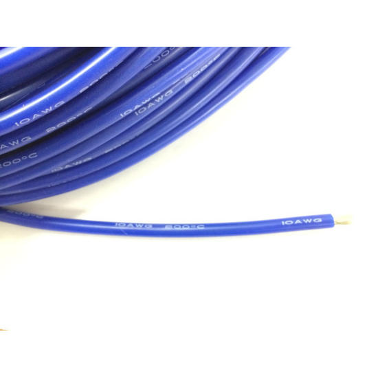 Silicone Wire - 10AWG - Blue. Sold per 1M length from the reel