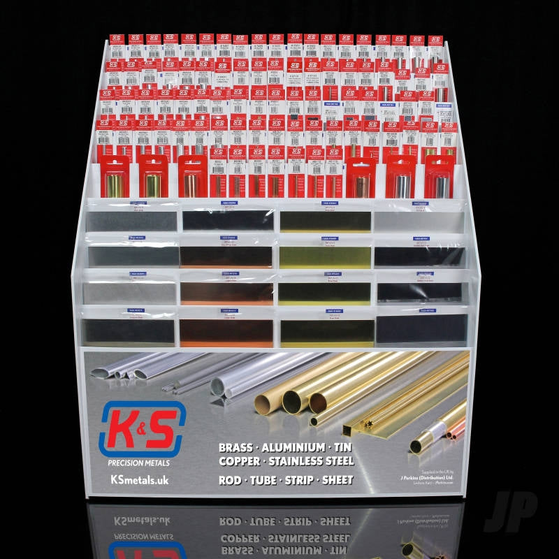 K&S 12in Metal Centre (for Craft) Display Rack KNS8000