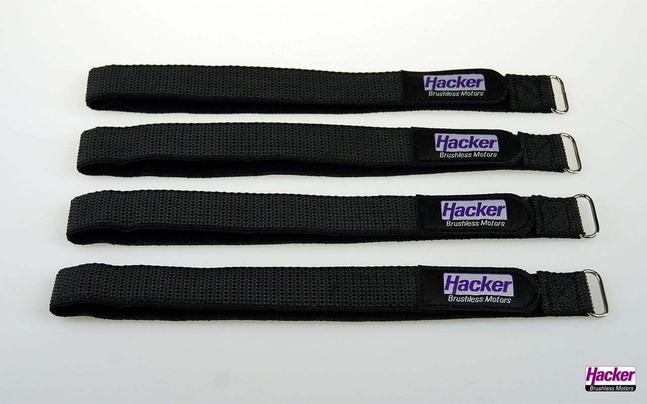 Hacker Velcro Strap Rubberized 25x400mm (Single Strap) 28885040