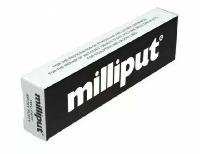 Milliput Black 2-Part Epoxy Putty 4oz (113.4g)