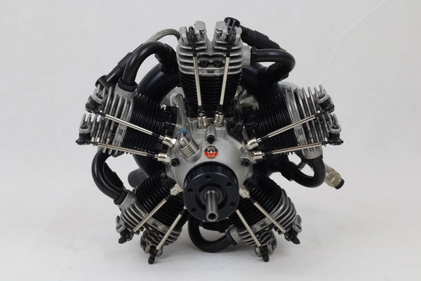 Moki Enginefactory Moki 180 Radial 5 Cylinder Engine With Exhaust Collector