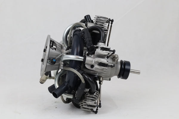 Moki 180 Radial 5 Cylinder Engine With Exhaust Collector