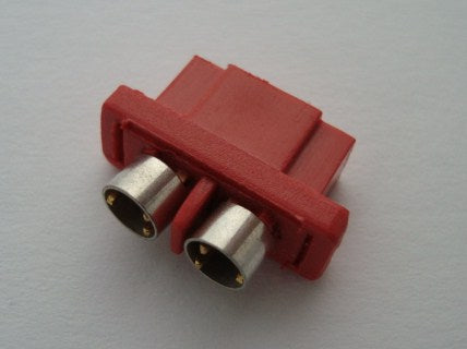 MPX Connector Red - Female with Rings