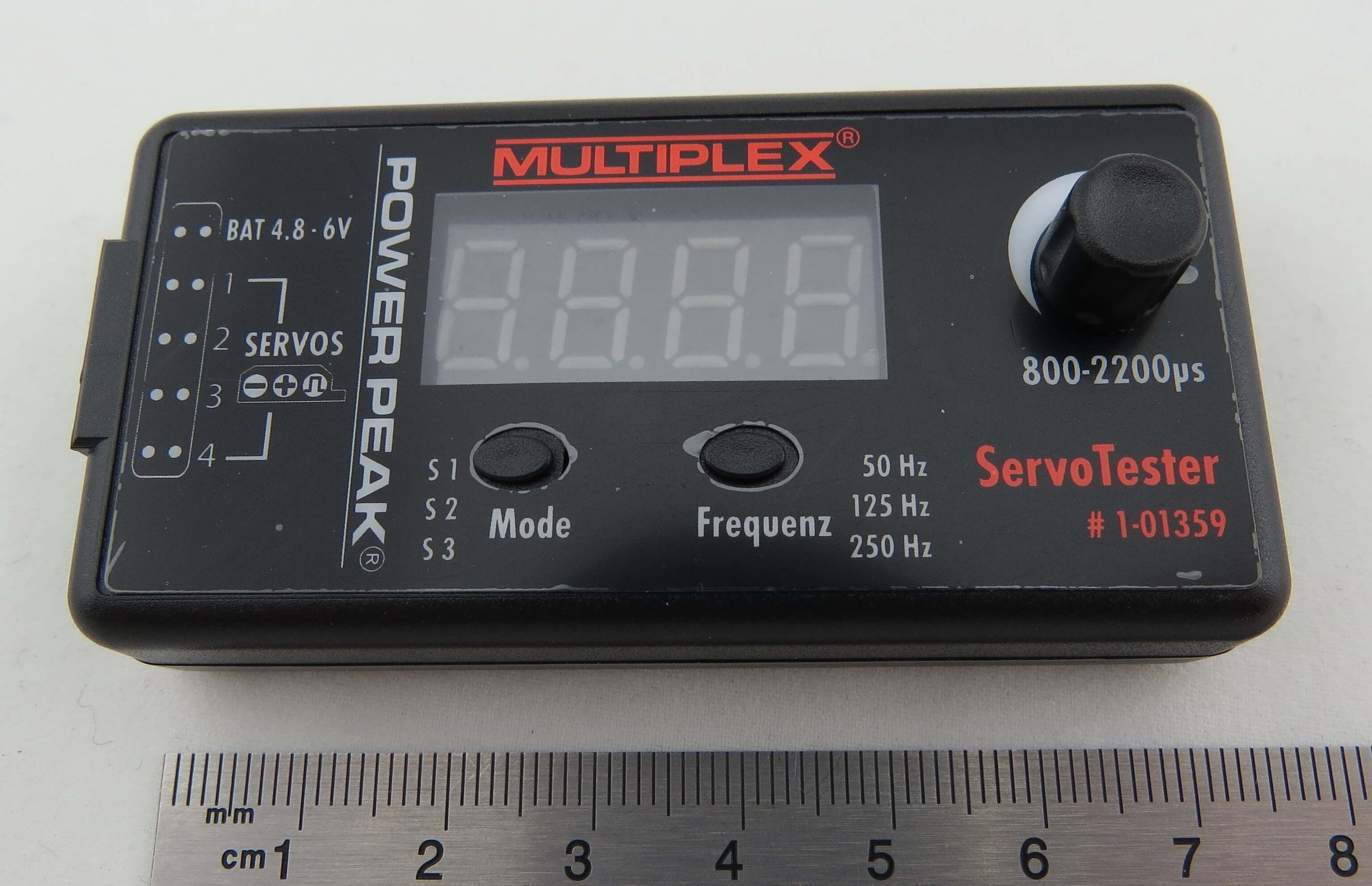 Multiplex servo tester PowerPeak 1-01359