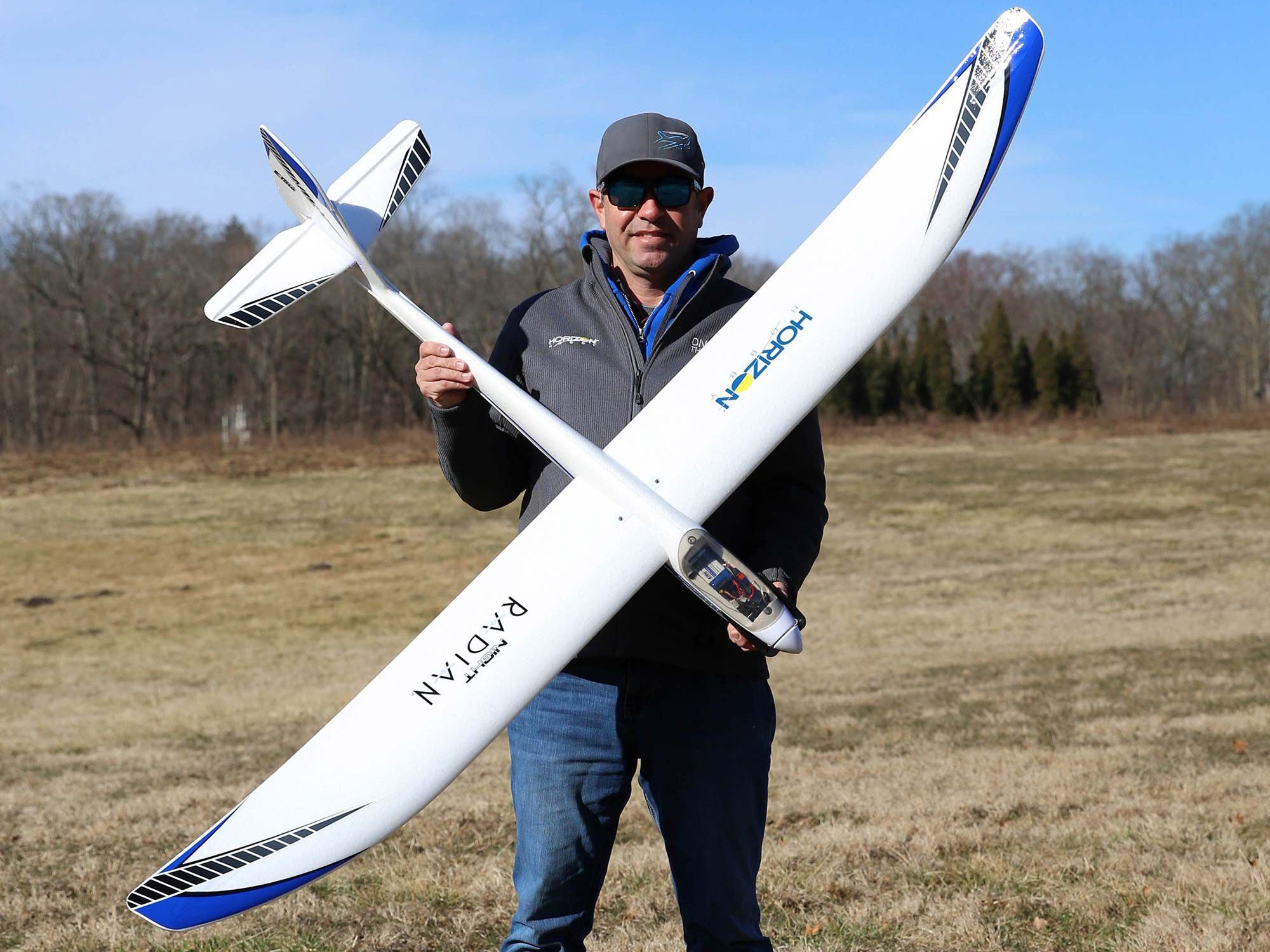 NEW E-Flite Night Radian FT 2.0m BNF Basic with AS3X SAFE & Smart  Select EFL36500