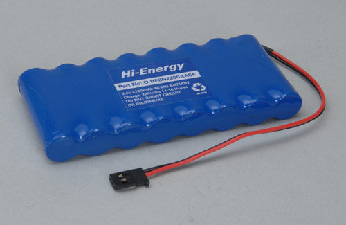 Hi-Energy 9.6V 2200mAh Ni-MH Transmitter Flat Pack