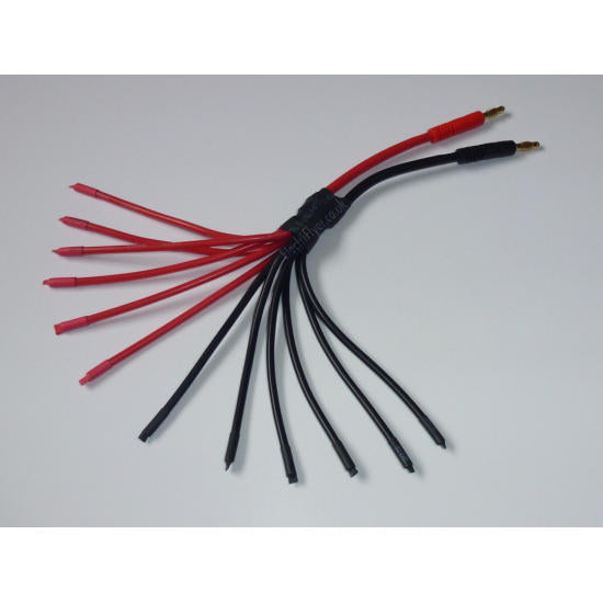 Parallel (x6) Open Wire Charge Lead 14AWG from Electriflyer