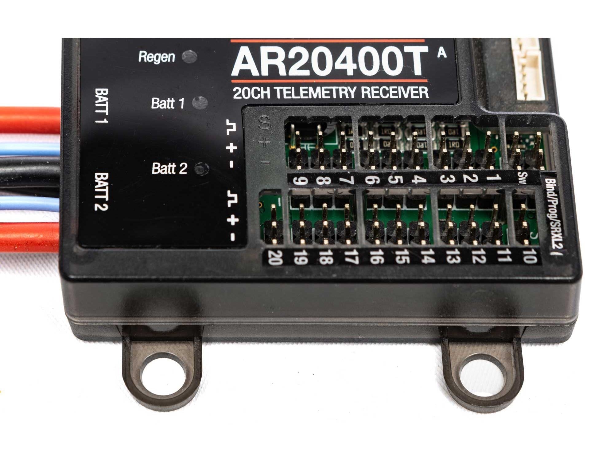 Spektrum AR20400T 20 Channel PowerSafe Telemetry Receiver SPMAR20400T