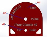 Intairco iTrap 40 (95ml) Classic Pro UAT (With Fittings Options) IAC-1450