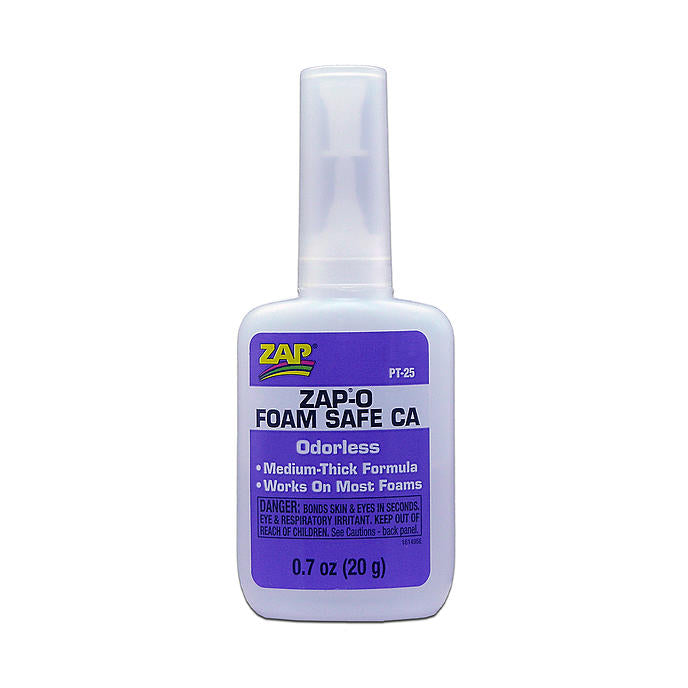 ZAP Odourless / Foam Safe CA 0.7 oz. PT-25