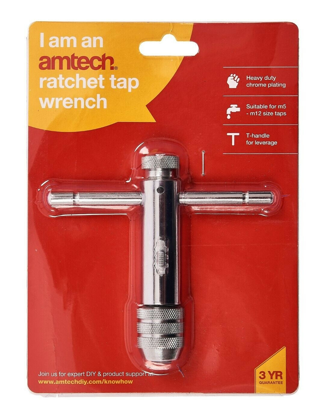 Ratchet Tap Wrench Large M5 - M12 Forward Reverse Lock T Bar Die Set Reversible S1460