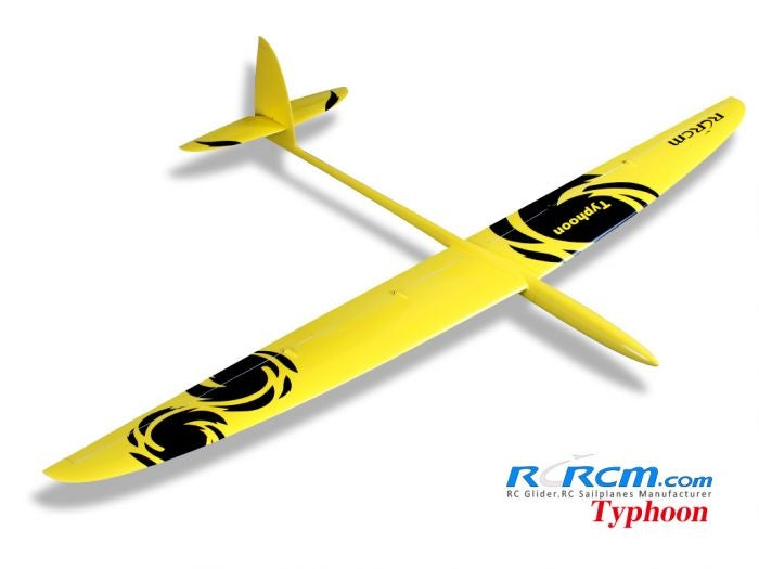 Typhoon Full Carbon Glider in Yellow from RCRCM