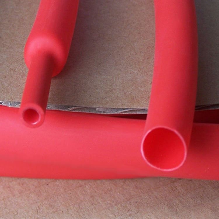 6mm Heat Shrink Tubing - Red 3 - 1 Ratio 200mm Long Shrinks to 2mm