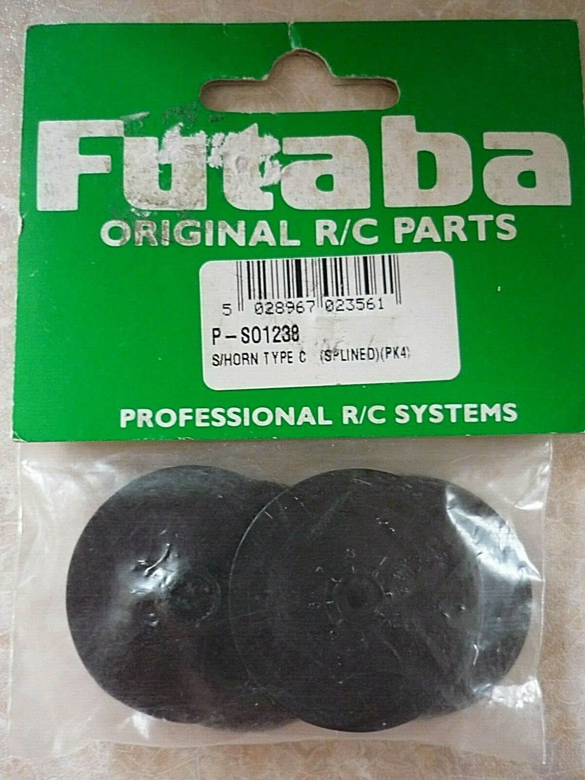 Ripmax P-SO1238 - Servo Horn - Type C Splined  Pk4 P-S01238