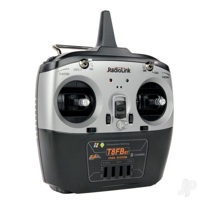 RadioLink T8FB-BT 2.4GHz 8-Channel Transmitter with Bluetooth and 2x R8EF Receivers (Mode 2) RLKT081010