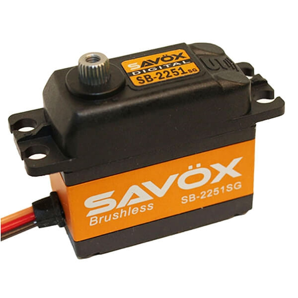 Savox SB2251SG HV Digital Brushless Servo 15kg/0.085s@6.0v