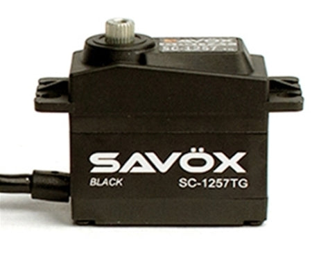 Savox SC1257TGB High Torque Coreless Digital Servo 10kg@6.0v - Black