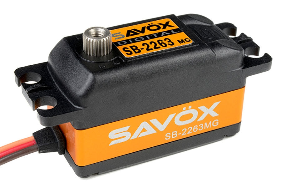 Savox SB2263MG Low Profile Brushless Digital Servo 10kg/0.076s@6.0v