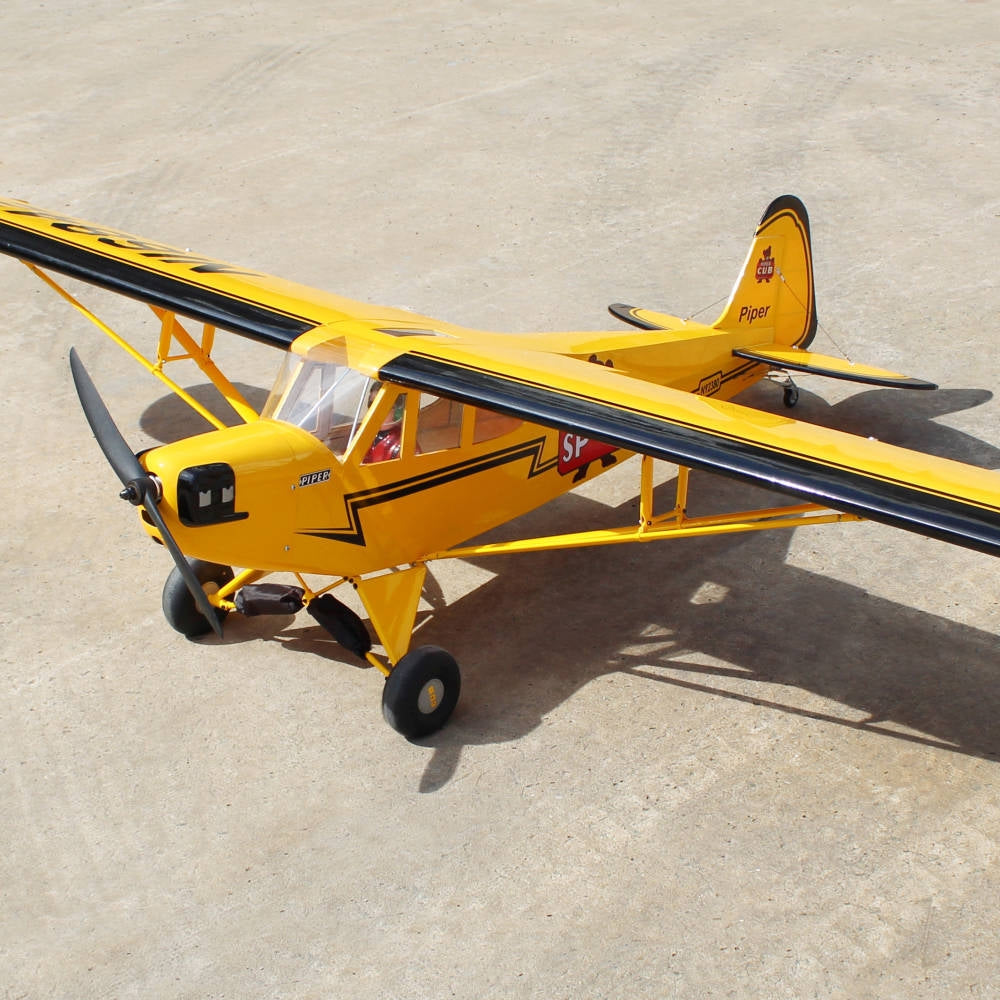 Seagull J-3 Cub (20cc) 2.23m (88.2in) with Scale U/C, Wheels & Air Tyres SEA74N