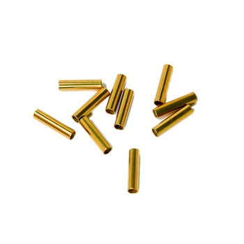 Secraft Replacement Crimps (10 Per Pack) SEC025 Material: Brass Length: 12mm Inside Diameter: 2.5mm Outside Diameter: 3.0mm 10 Per package
