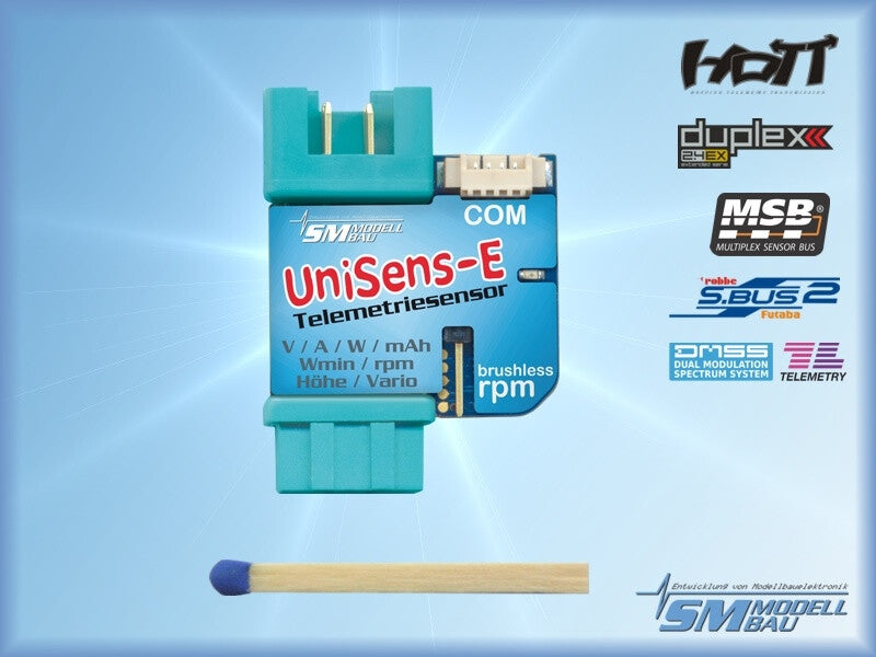 SM MODELL BAU UniSens-E RC Telemetry Sensor MPX Version SM3100