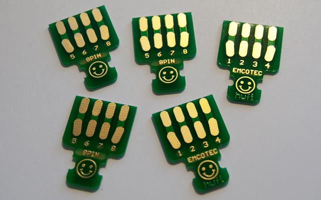 Emcotec MPX Soldering PCBs 8pin, 5 pieces A85315