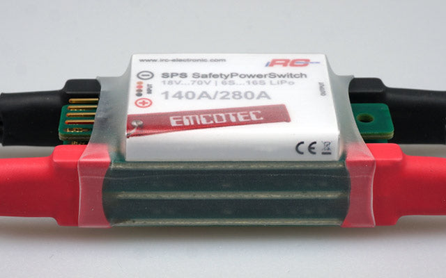 SPS Safety Power Switch 70V 140/280A Battery / ESC Isolator A72012 from Emcotec IRC