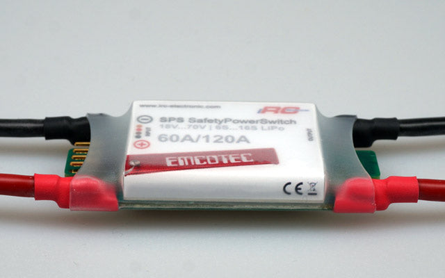 SPS Safety Power Switch 70V 60/120A Battery / ESC Isolator A72006 from Emcotec IRC