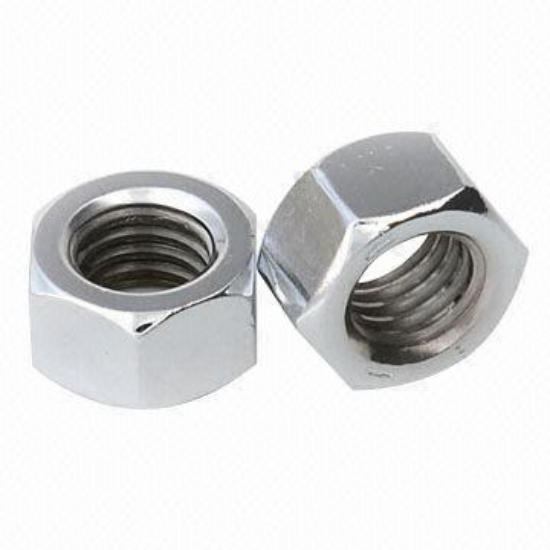 4-40 UNC Plain Steel Nuts