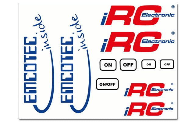 Emcotec Sticker Set Transparent Foil Sheet A91101