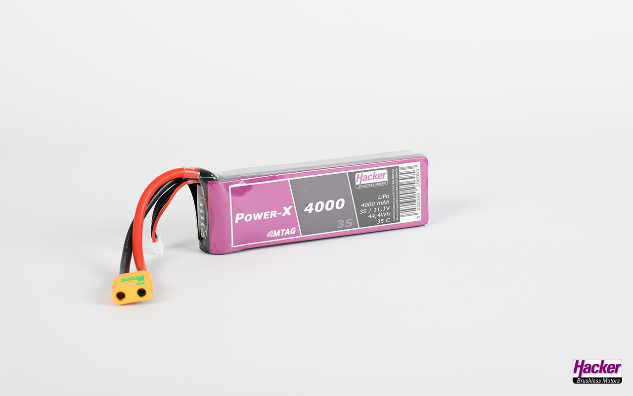 TopFuel LiPo 35C Power-X 4000mAh 3S MTAG Battery from Hacker 94000361
