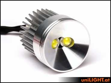 UniLIght 30mm Ultra-Power-Spotlight 16Wx2 T-FUSE SPOT30F-160x2-WE