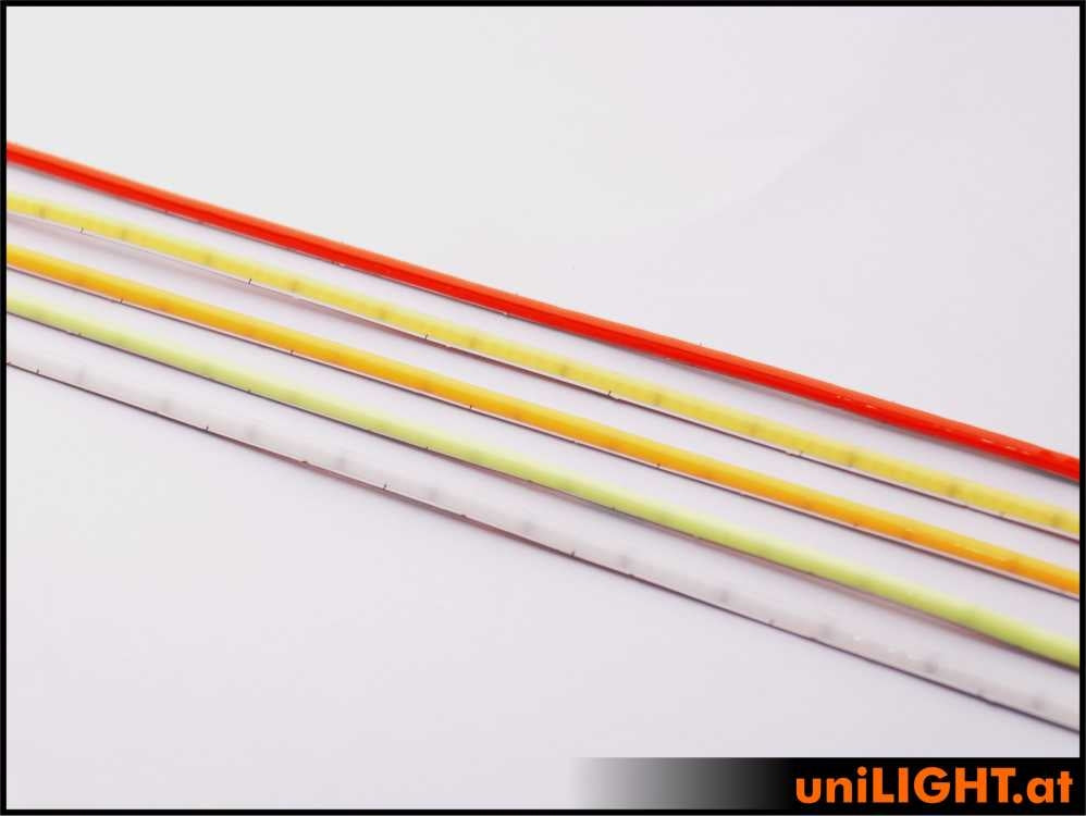 UniLight COB LED Strip 3mm Yellow COB3-040-GE