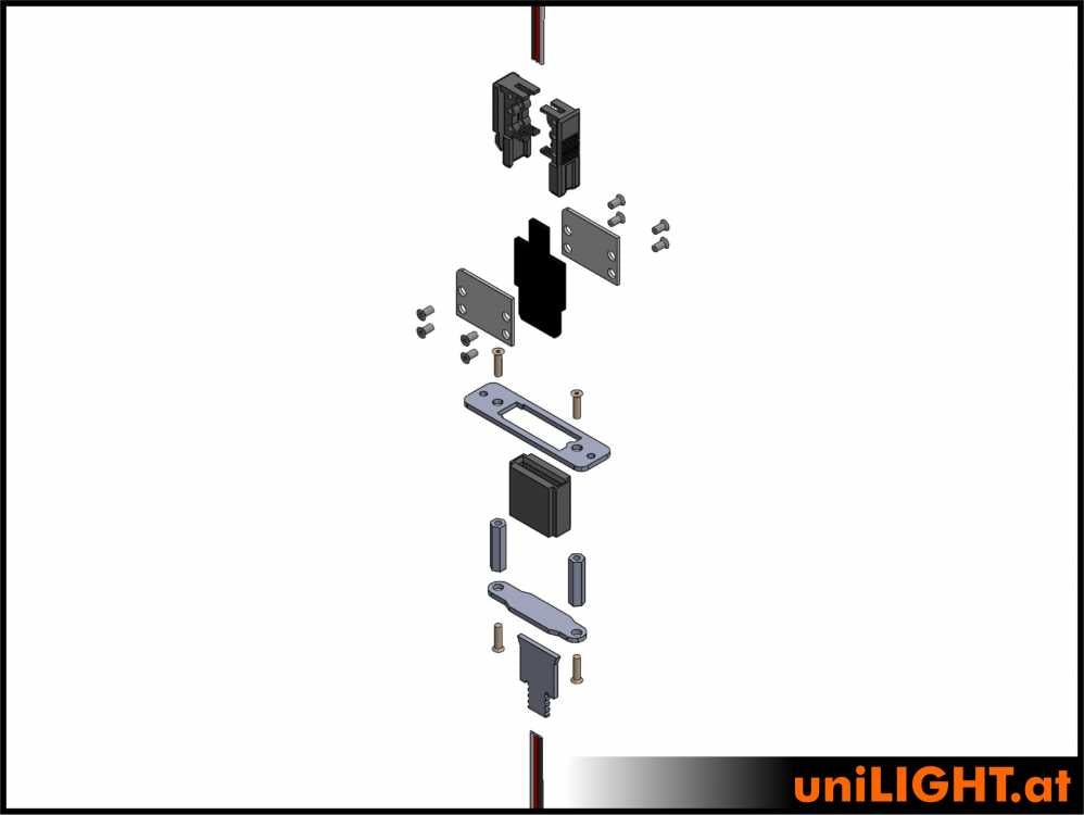 UniLight UniConnect Cable Connection Set 6 Primary 10 Secondary The new plug-in system uniCONNECT uses massive knives and heavy-duty skirting boards. Thanks to the new design, it is now finally possible to realize high numbers of poles in one connector wi