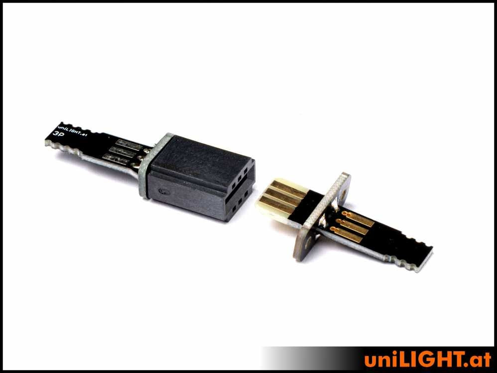UniLight Uniconnect Lite Cable Connection 3 Primary Pin 1 Pair KIT LITE-3P-DIY