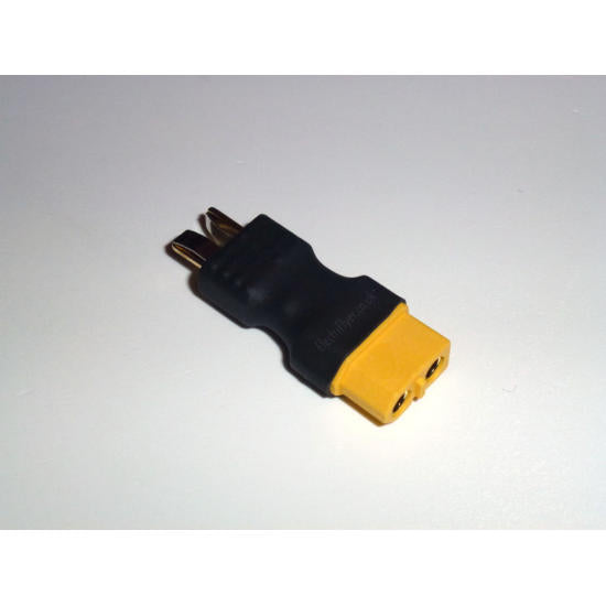 XT60 Female - Deans Male Compact Adapter From Electriflyer